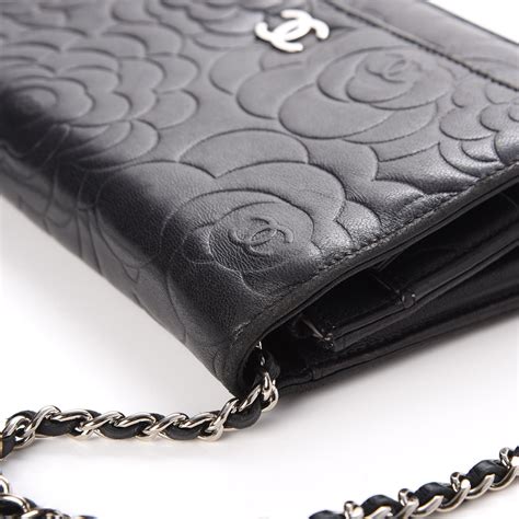 chanel camellia wallet singapore|chanel wallet on chain size.